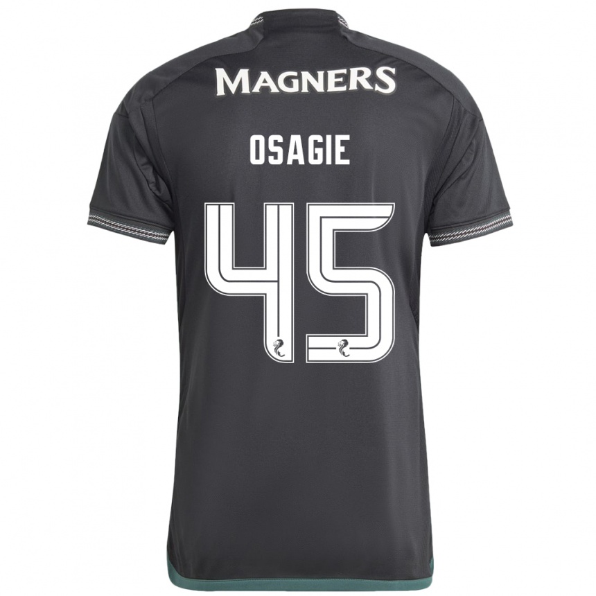 Niño Fútbol Camiseta Justin Osagie #45 Negro 2ª Equipación 2023/24 México