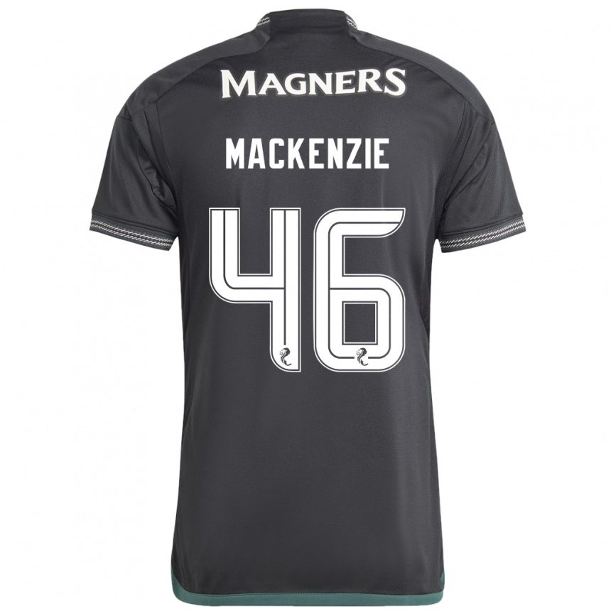 Niño Fútbol Camiseta Magnus Mackenzie #46 Negro 2ª Equipación 2023/24 México