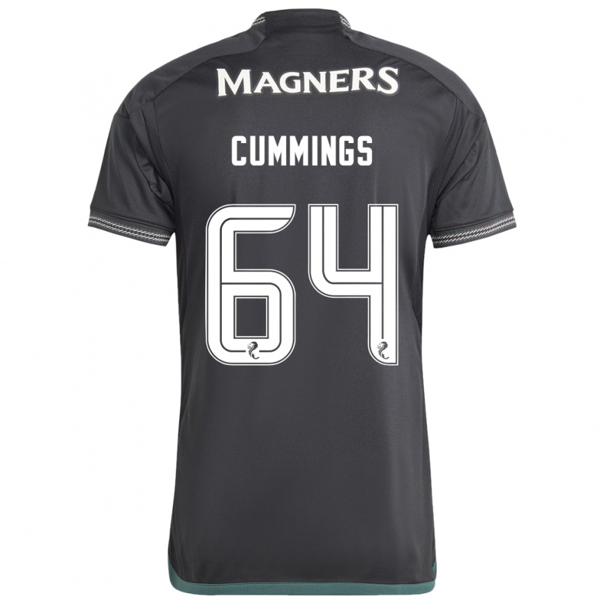 Niño Fútbol Camiseta Daniel Cummings #64 Negro 2ª Equipación 2023/24 México