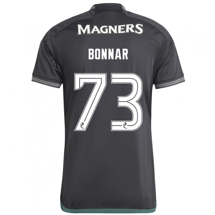 Niño Fútbol Camiseta Jude Bonnar #73 Negro 2ª Equipación 2023/24 México