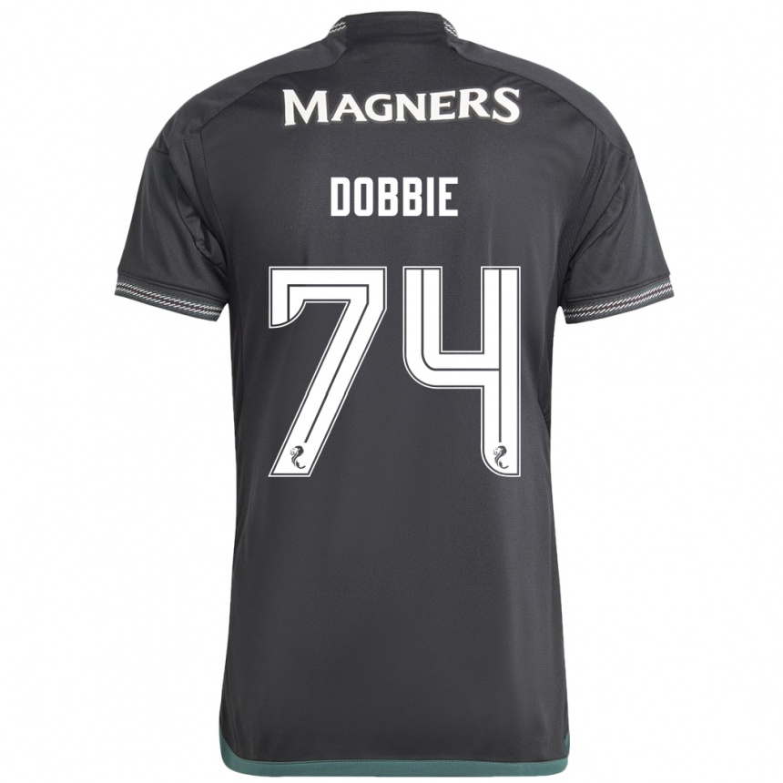 Niño Fútbol Camiseta Lewis Dobbie #74 Negro 2ª Equipación 2023/24 México