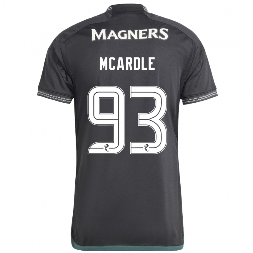 Niño Fútbol Camiseta Sean Mcardle #93 Negro 2ª Equipación 2023/24 México