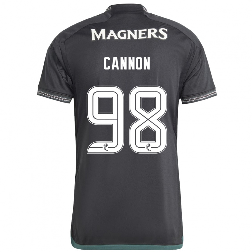 Niño Fútbol Camiseta Aidan Cannon #98 Negro 2ª Equipación 2023/24 México