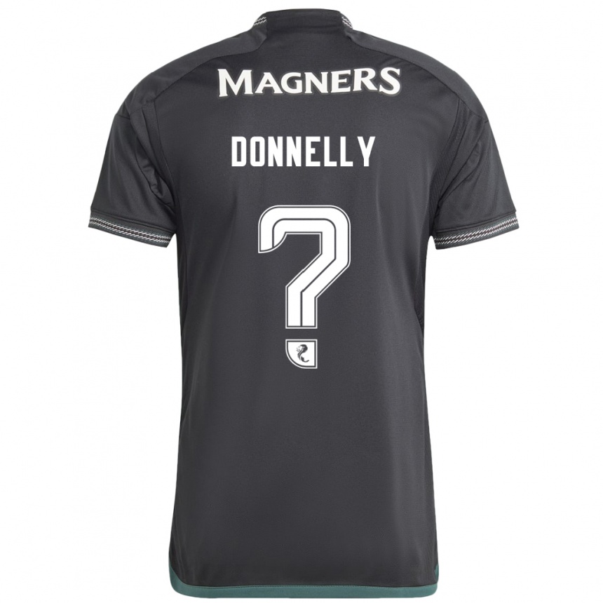 Niño Fútbol Camiseta Jacob Donnelly #0 Negro 2ª Equipación 2023/24 México