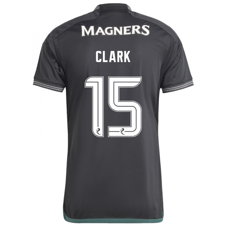 Niño Fútbol Camiseta Kelly Clark #15 Negro 2ª Equipación 2023/24 México