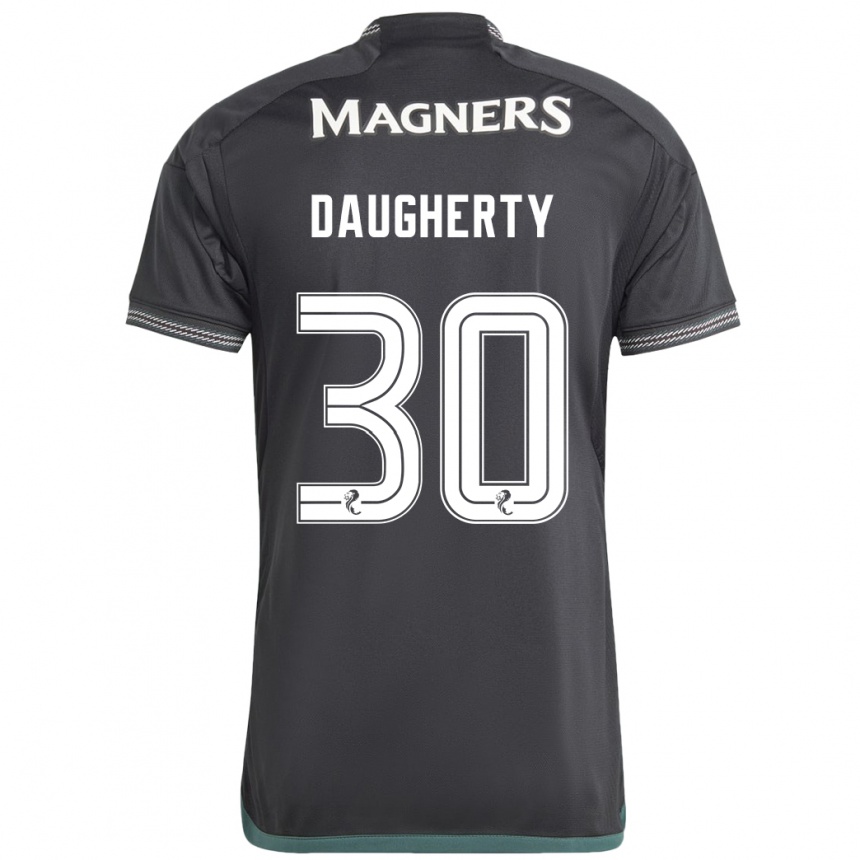 Niño Fútbol Camiseta Kelsey Daugherty #30 Negro 2ª Equipación 2023/24 México