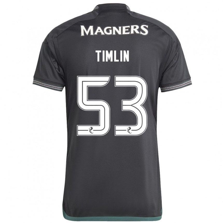 Niño Fútbol Camiseta Sophie Timlin #53 Negro 2ª Equipación 2023/24 México