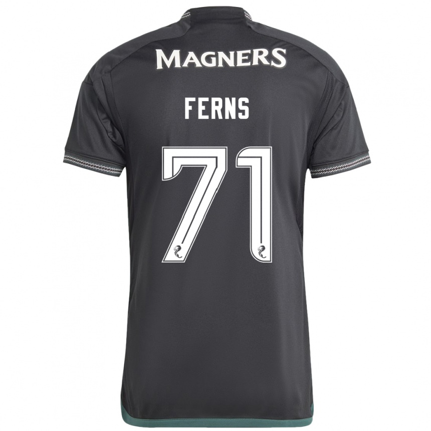 Niño Fútbol Camiseta Abbie Ferns #71 Negro 2ª Equipación 2023/24 México