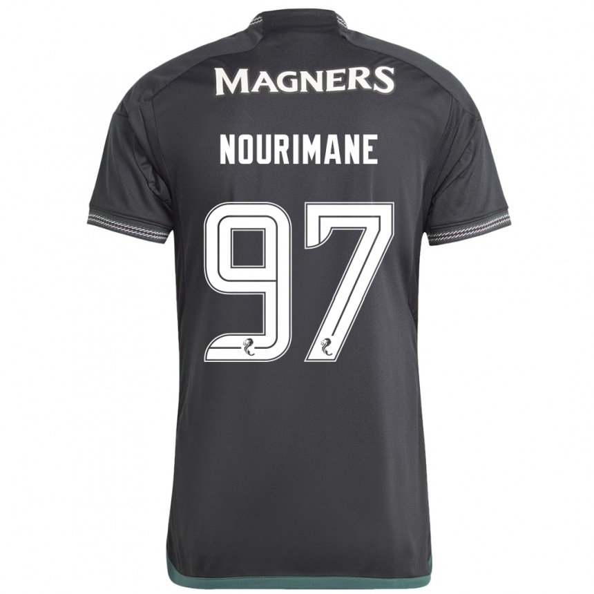 Niño Fútbol Camiseta Addi Nourimane #97 Negro 2ª Equipación 2023/24 México