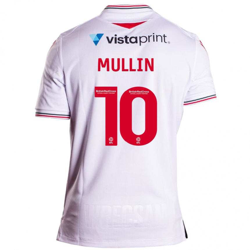 Niño Fútbol Camiseta Paul Mullin #10 Blanco 2ª Equipación 2023/24 México