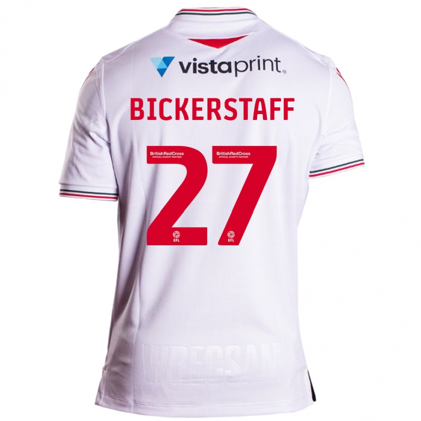Niño Fútbol Camiseta Jake Bickerstaff #27 Blanco 2ª Equipación 2023/24 México