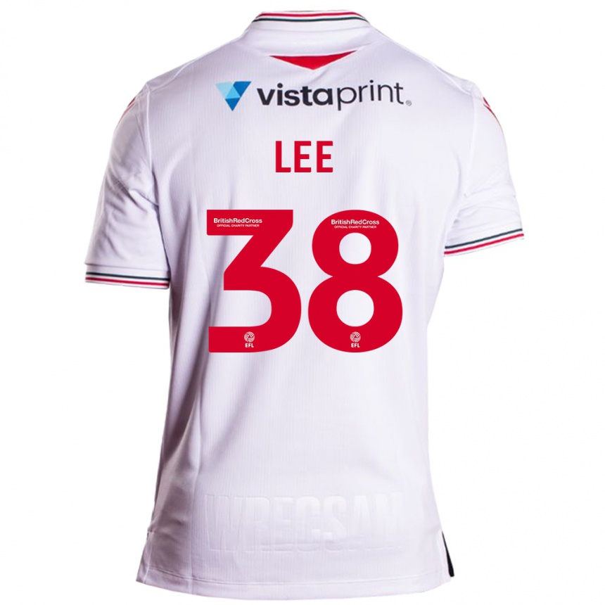 Niño Fútbol Camiseta Elliot Lee #38 Blanco 2ª Equipación 2023/24 México