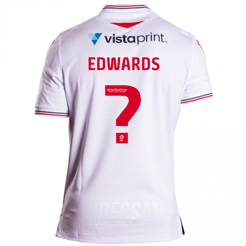 Niño Fútbol Camiseta Callum Edwards #0 Blanco 2ª Equipación 2023/24 México