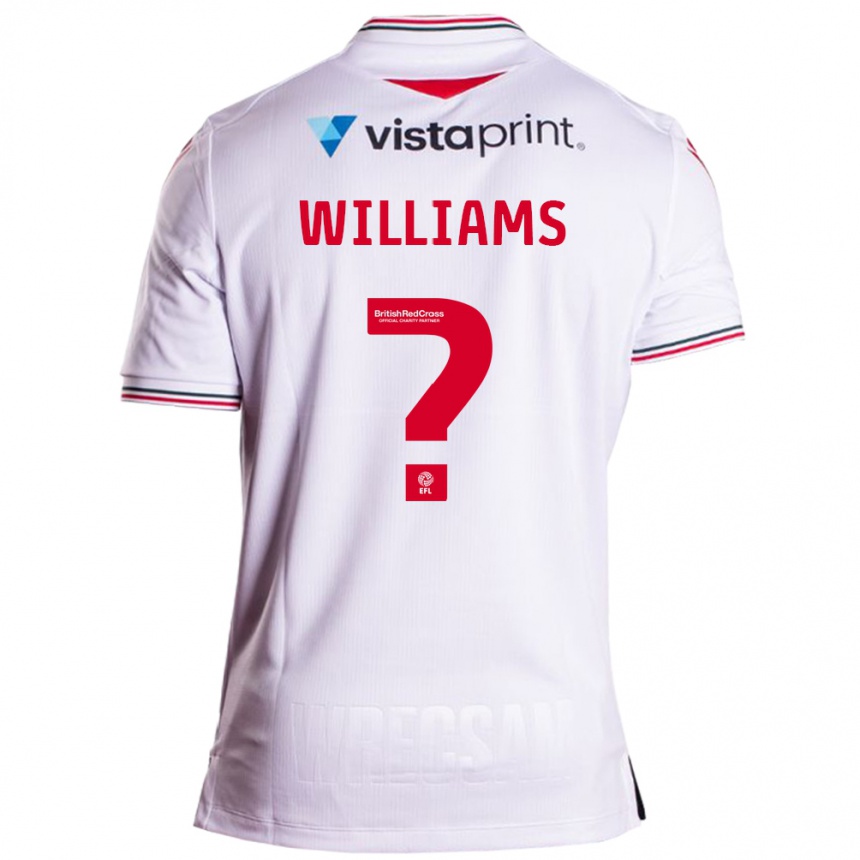 Niño Fútbol Camiseta Sam Williams #0 Blanco 2ª Equipación 2023/24 México