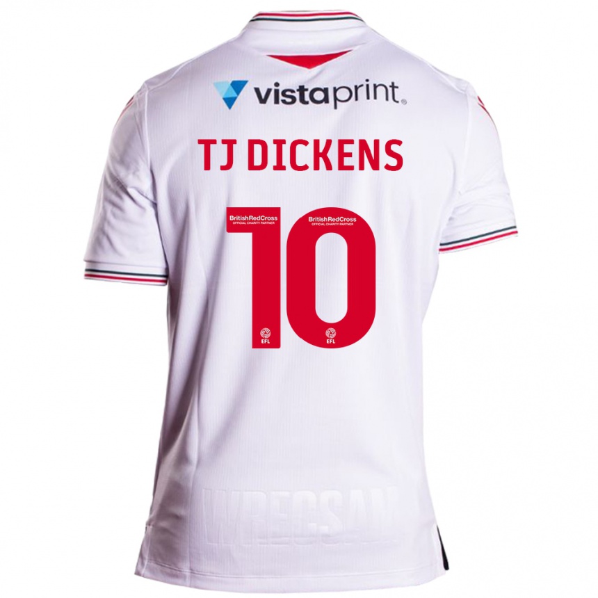 Niño Fútbol Camiseta Tonicha Tj Dickens #10 Blanco 2ª Equipación 2023/24 México