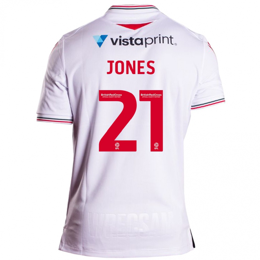 Niño Fútbol Camiseta Lili Jones #21 Blanco 2ª Equipación 2023/24 México