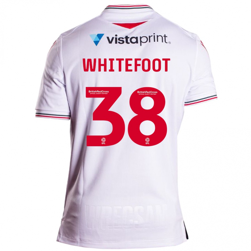 Niño Fútbol Camiseta Lily Whitefoot #38 Blanco 2ª Equipación 2023/24 México