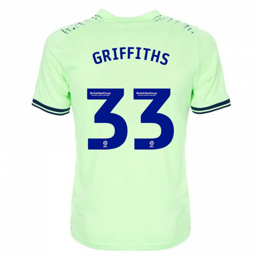 Niño Fútbol Camiseta Josh Griffiths #33 Armada 2ª Equipación 2023/24 México