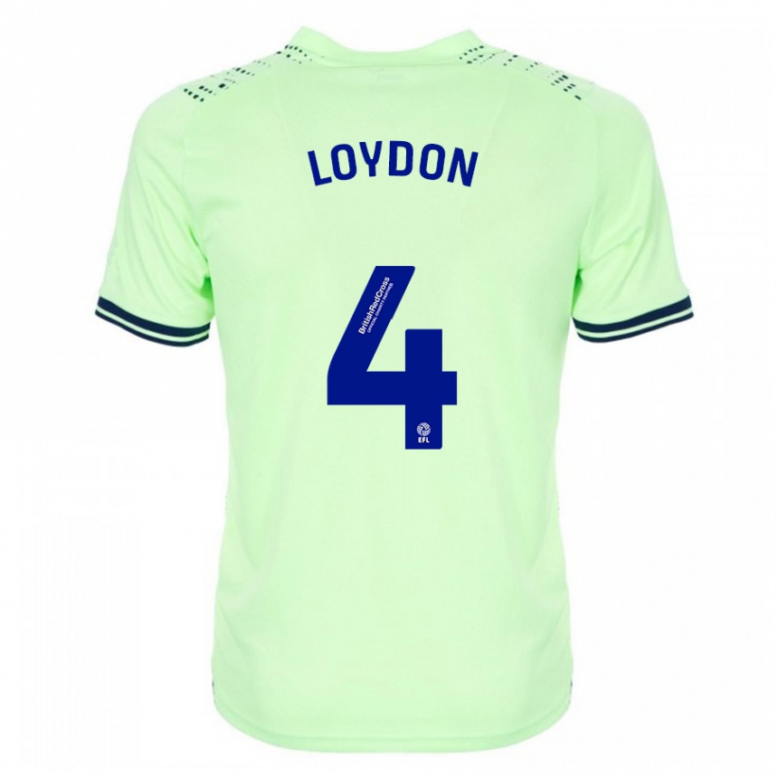 Niño Fútbol Camiseta Abi Loydon #4 Armada 2ª Equipación 2023/24 México