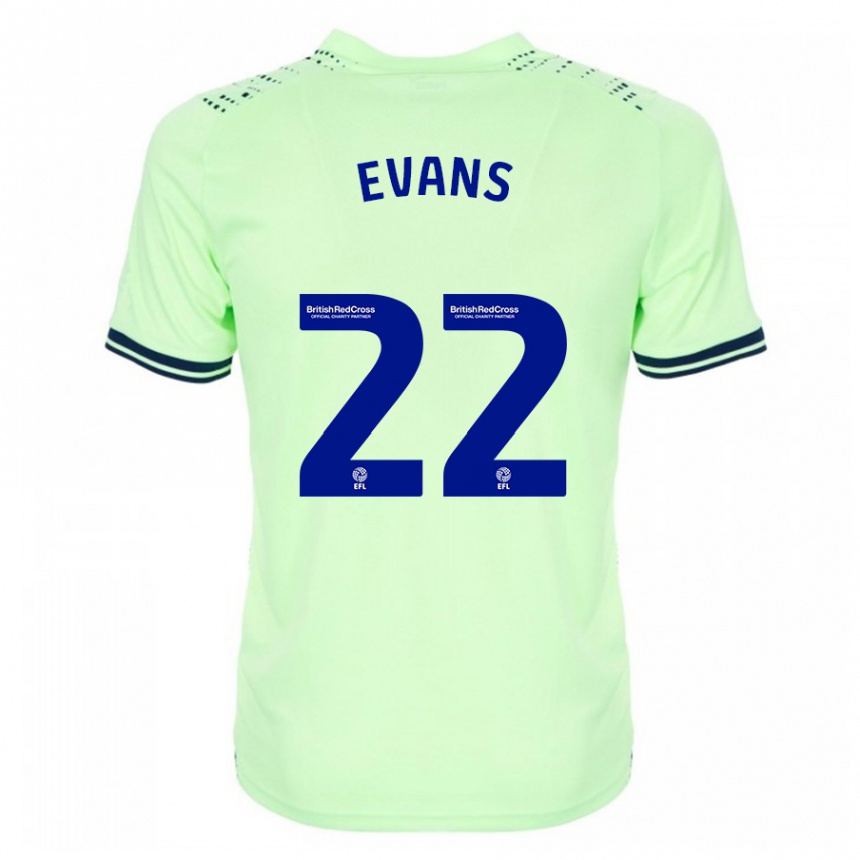 Niño Fútbol Camiseta Kate Evans #22 Armada 2ª Equipación 2023/24 México