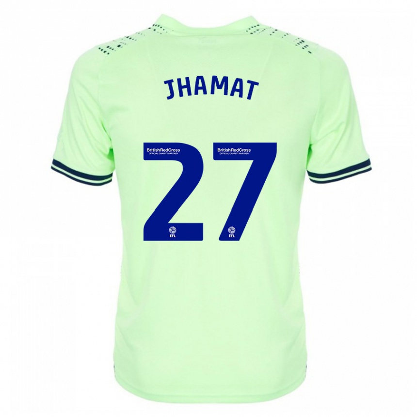 Niño Fútbol Camiseta Simran Jhamat #27 Armada 2ª Equipación 2023/24 México