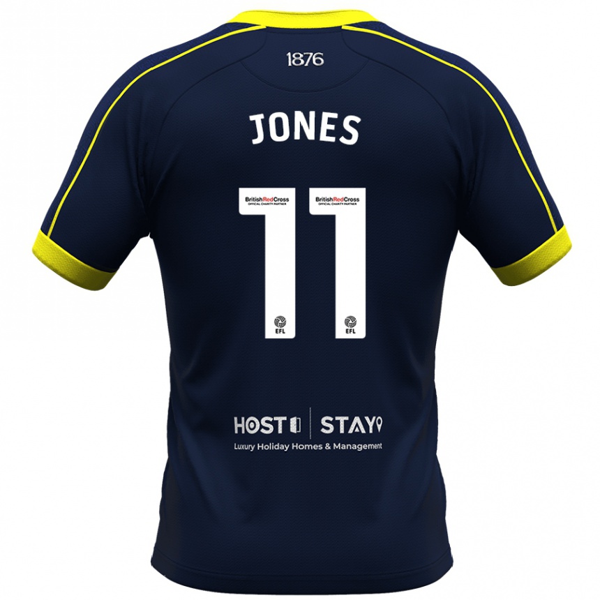 Niño Fútbol Camiseta Isaiah Jones #11 Armada 2ª Equipación 2023/24 México