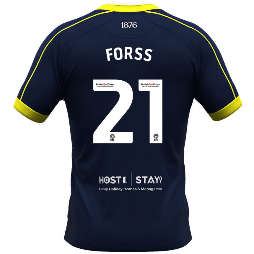 Niño Fútbol Camiseta Marcus Forss #21 Armada 2ª Equipación 2023/24 México