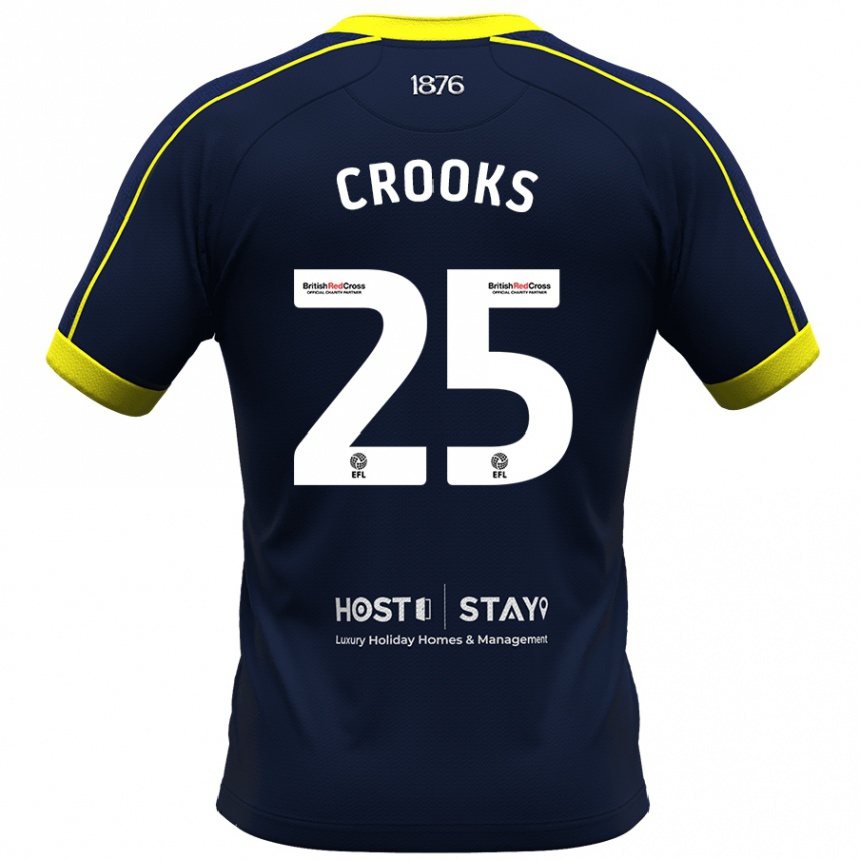 Niño Fútbol Camiseta Matt Crooks #25 Armada 2ª Equipación 2023/24 México