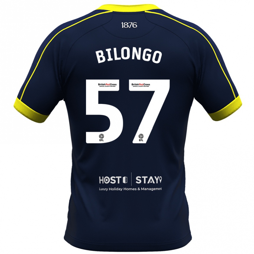 Niño Fútbol Camiseta Bryant Bilongo #57 Armada 2ª Equipación 2023/24 México