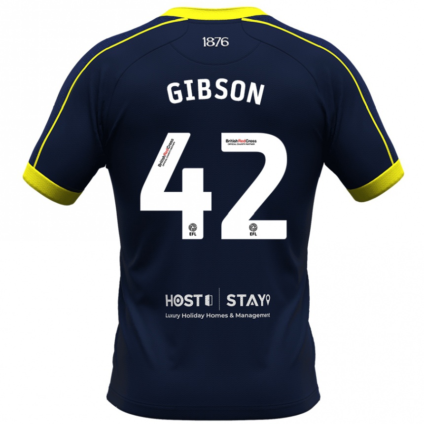 Niño Fútbol Camiseta Joseph Gibson #42 Armada 2ª Equipación 2023/24 México