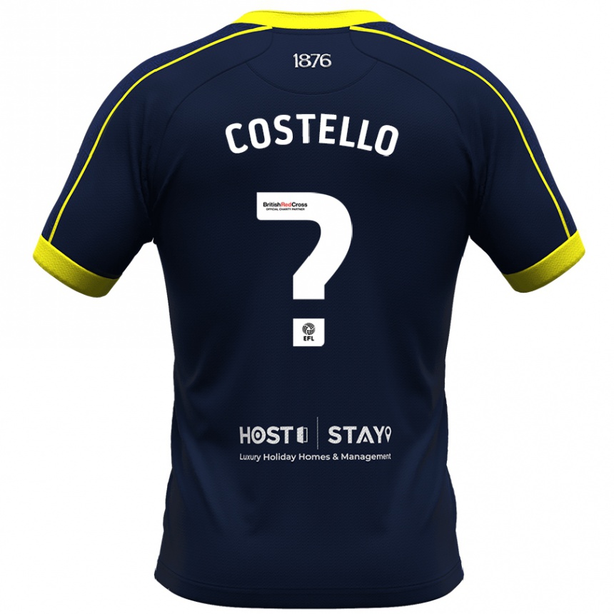 Niño Fútbol Camiseta Jd Costello #0 Armada 2ª Equipación 2023/24 México