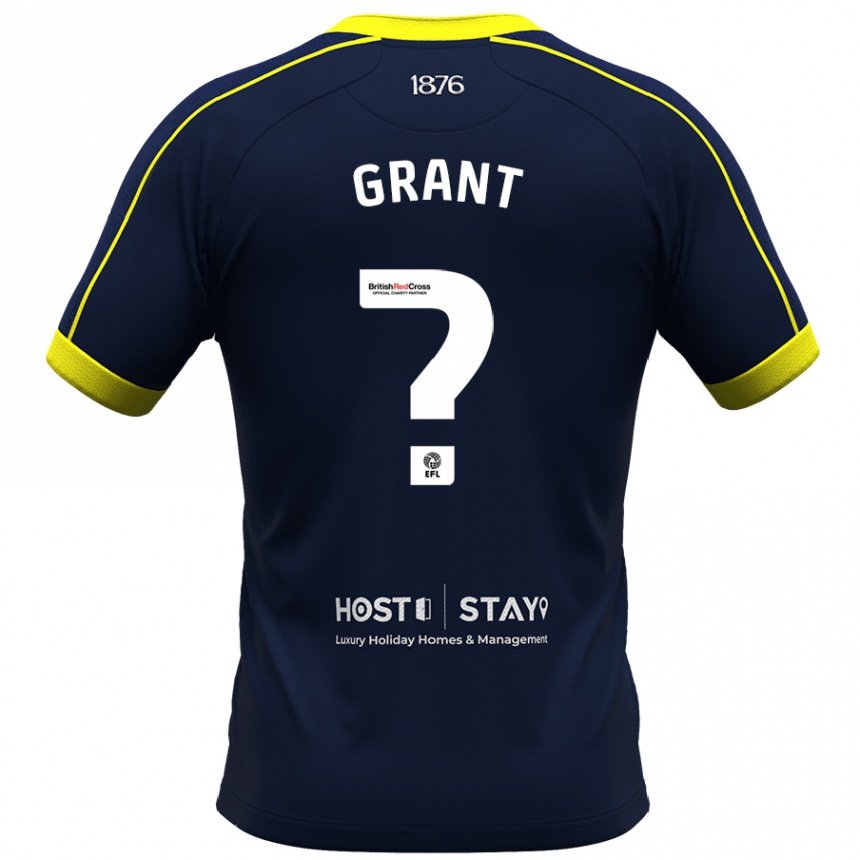 Niño Fútbol Camiseta George Grant #0 Armada 2ª Equipación 2023/24 México