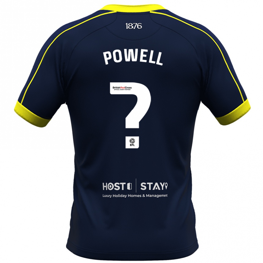 Niño Fútbol Camiseta Rio Patterson-Powell #0 Armada 2ª Equipación 2023/24 México