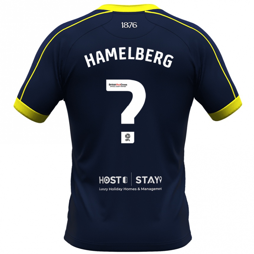 Niño Fútbol Camiseta Eric Hamelberg #0 Armada 2ª Equipación 2023/24 México