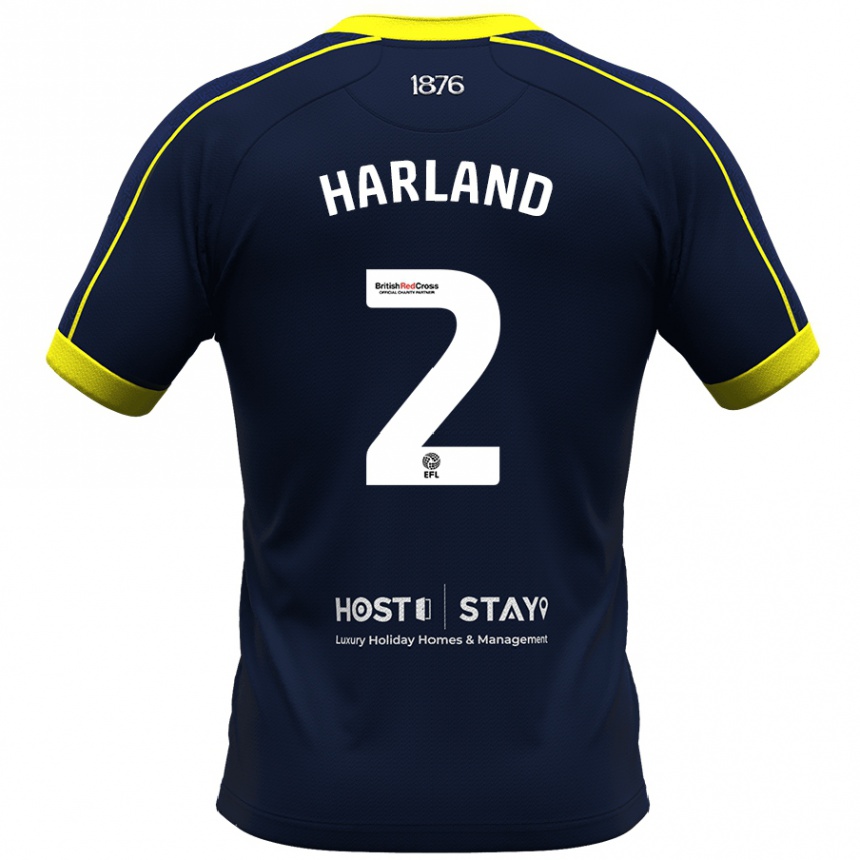 Niño Fútbol Camiseta Jane Harland #2 Armada 2ª Equipación 2023/24 México