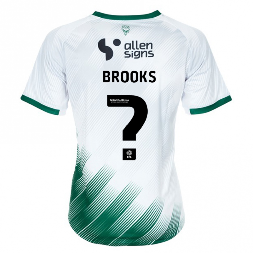 Niño Fútbol Camiseta Billy Brooks #0 Blanco 2ª Equipación 2023/24 México