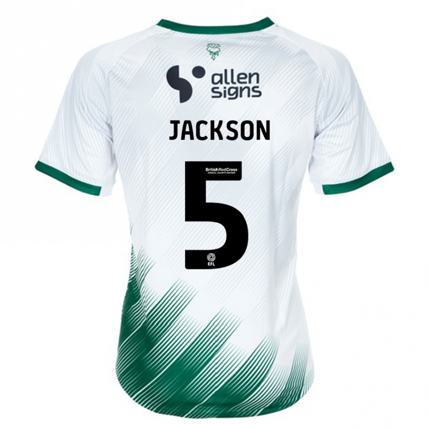 Niño Fútbol Camiseta Adam Jackson #5 Blanco 2ª Equipación 2023/24 México