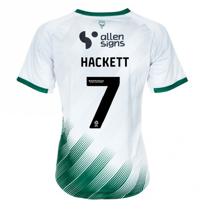 Niño Fútbol Camiseta Reeco Hackett #7 Blanco 2ª Equipación 2023/24 México