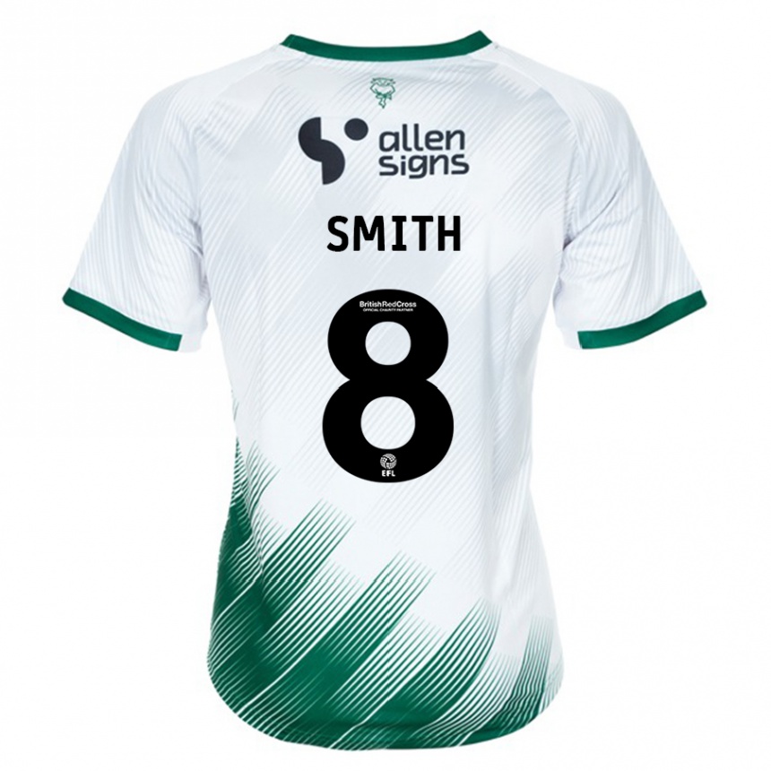 Niño Fútbol Camiseta Alistair Smith #8 Blanco 2ª Equipación 2023/24 México