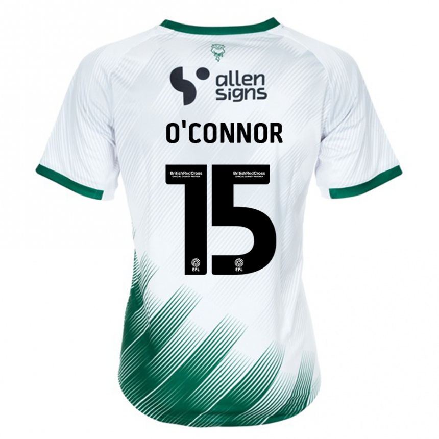 Niño Fútbol Camiseta Paudie O'connor #15 Blanco 2ª Equipación 2023/24 México