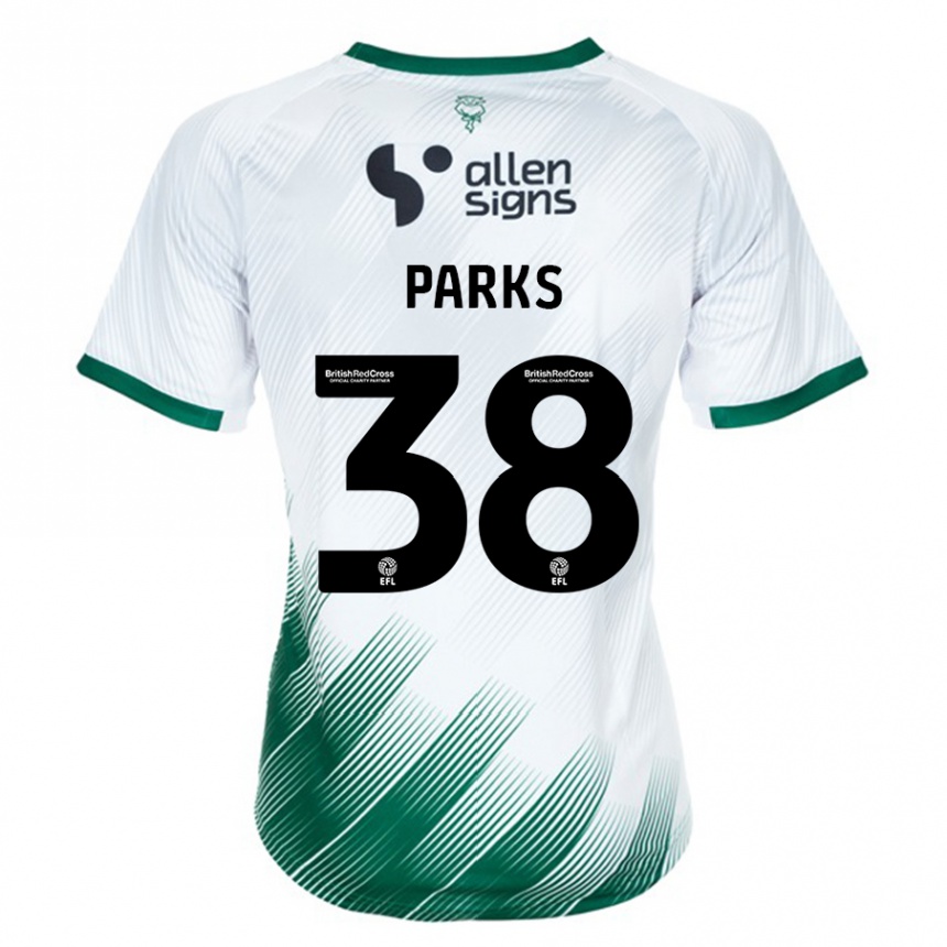 Niño Fútbol Camiseta Charlie Parks #38 Blanco 2ª Equipación 2023/24 México