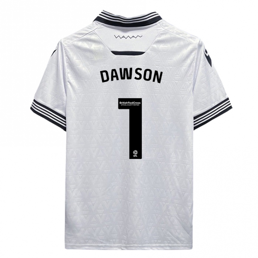 Niño Fútbol Camiseta Cameron Dawson #1 Blanco 2ª Equipación 2023/24 México