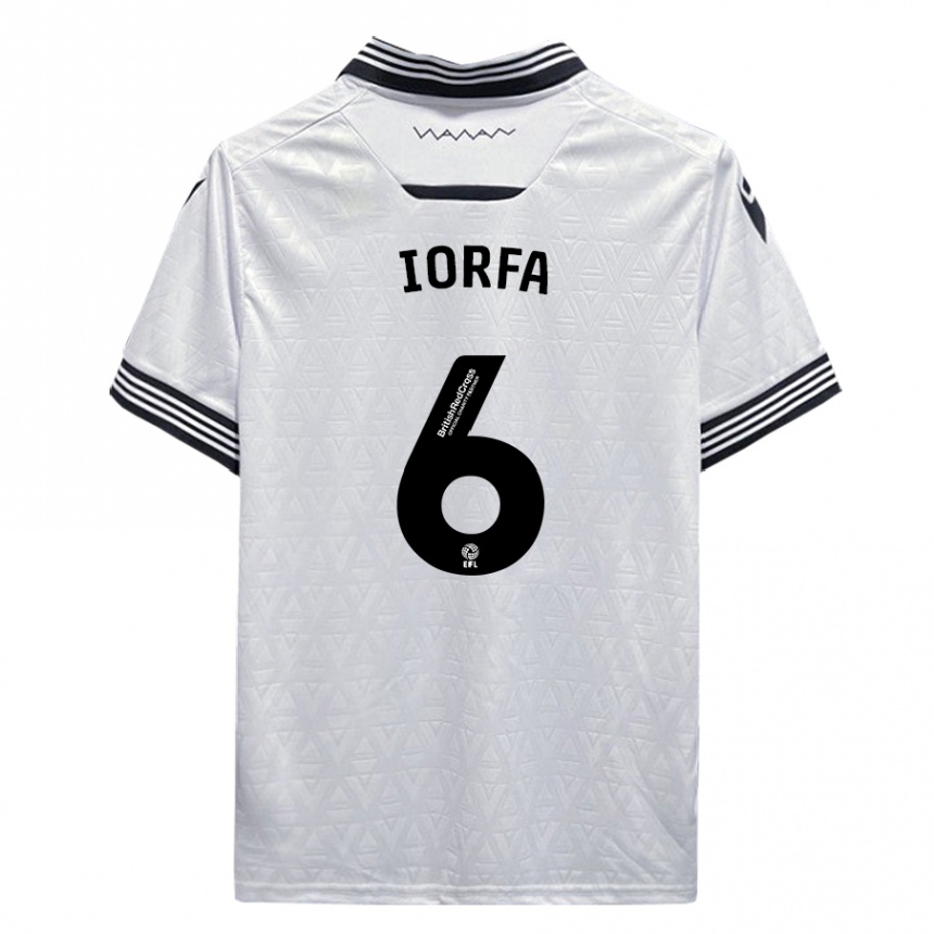 Niño Fútbol Camiseta Dominic Iorfa #6 Blanco 2ª Equipación 2023/24 México