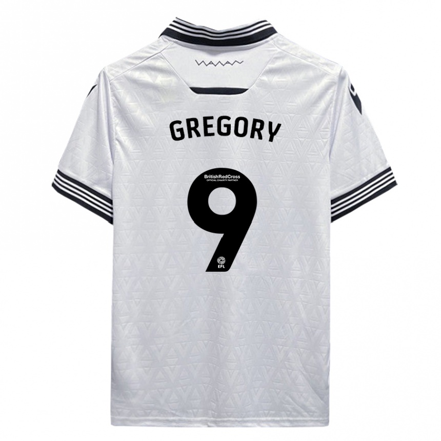 Niño Fútbol Camiseta Lee Gregory #9 Blanco 2ª Equipación 2023/24 México