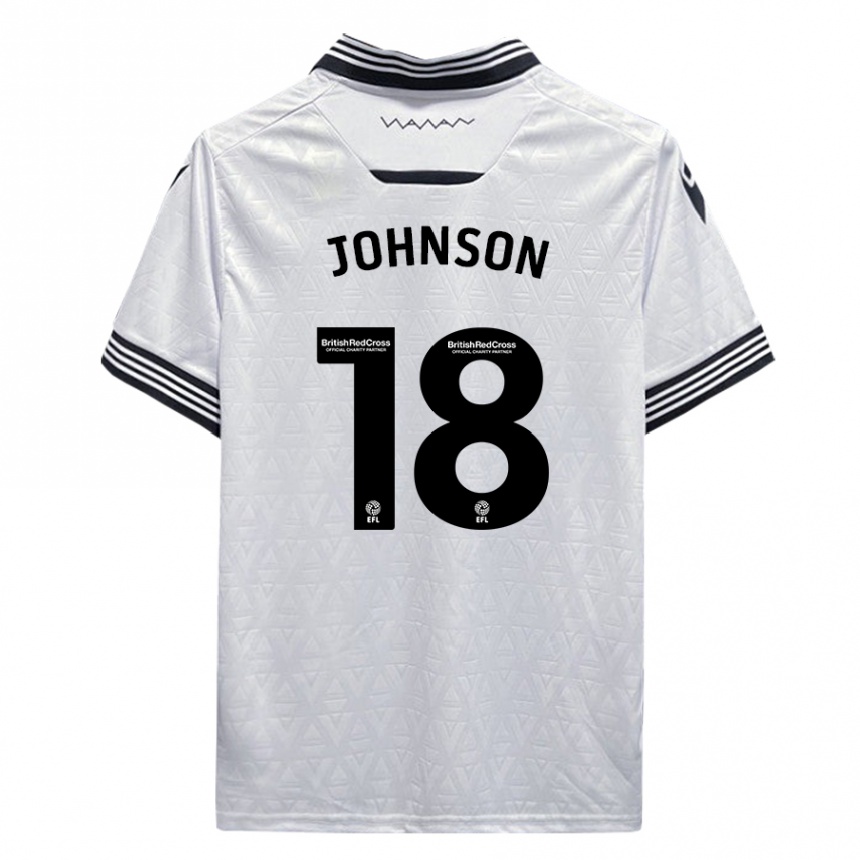 Niño Fútbol Camiseta Marvin Johnson #18 Blanco 2ª Equipación 2023/24 México