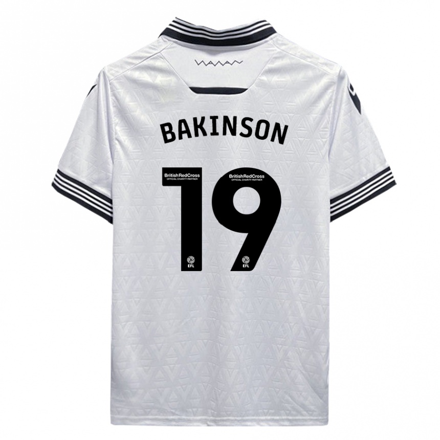 Niño Fútbol Camiseta Tyreeq Bakinson #19 Blanco 2ª Equipación 2023/24 México