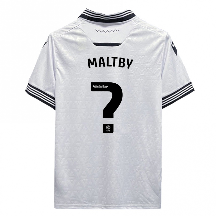 Niño Fútbol Camiseta Mackenzie Maltby #0 Blanco 2ª Equipación 2023/24 México