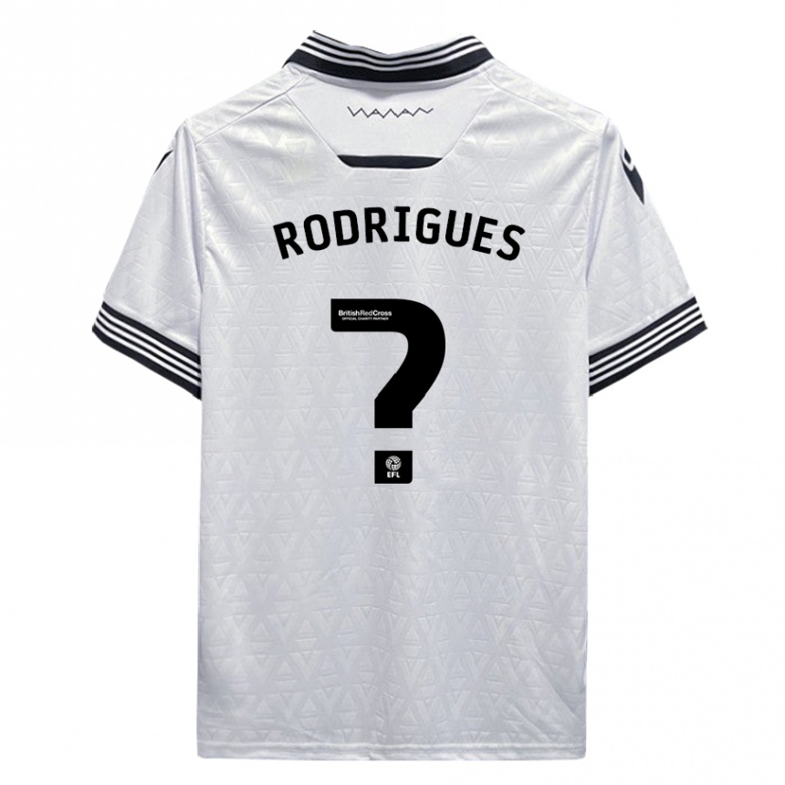 Niño Fútbol Camiseta Carlos Rodrigues #0 Blanco 2ª Equipación 2023/24 México