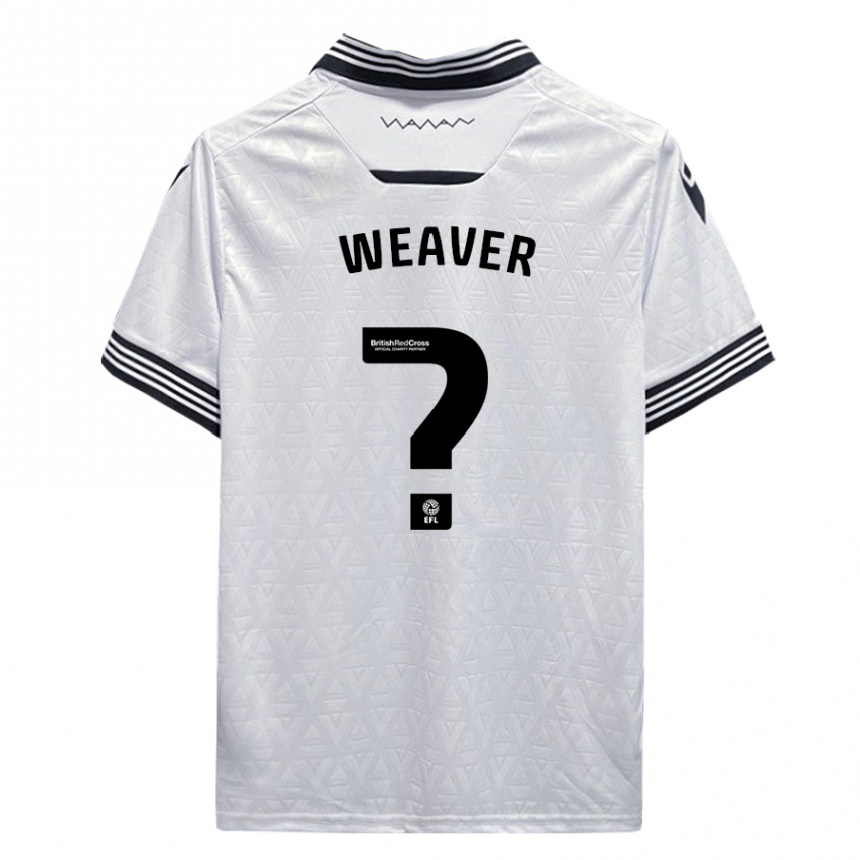 Niño Fútbol Camiseta Ernie Weaver #0 Blanco 2ª Equipación 2023/24 México