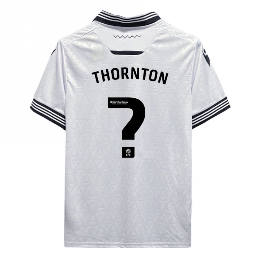 Niño Fútbol Camiseta Jarvis Thornton #0 Blanco 2ª Equipación 2023/24 México